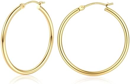 Orecchini a cerchio ipoallergenici