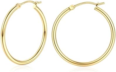 Orecchini a cerchio ipoallergenici