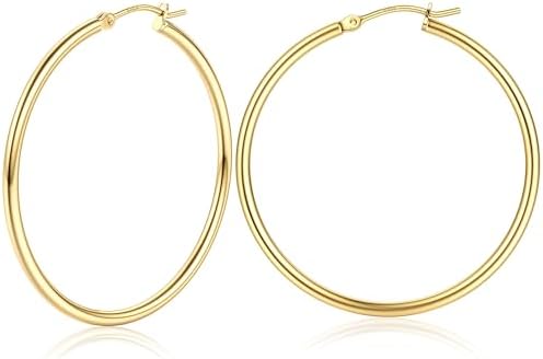 Orecchini a cerchio ipoallergenici