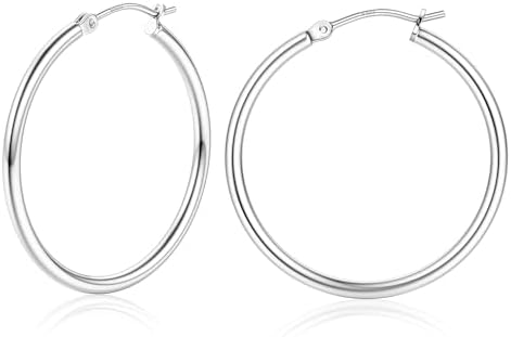 Orecchini a cerchio ipoallergenici