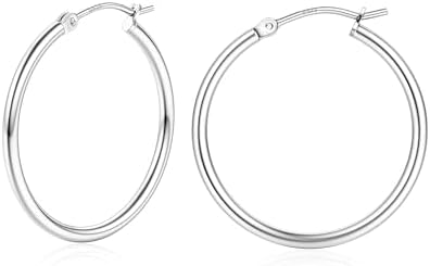 Orecchini a cerchio ipoallergenici