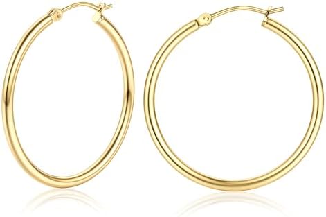 Orecchini a cerchio ipoallergenici