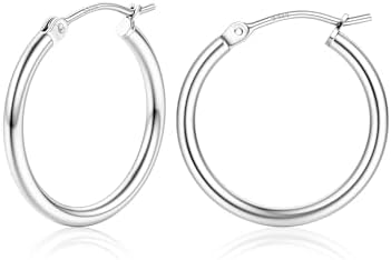 Orecchini a cerchio ipoallergenici