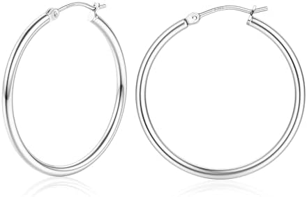 Orecchini a cerchio ipoallergenici