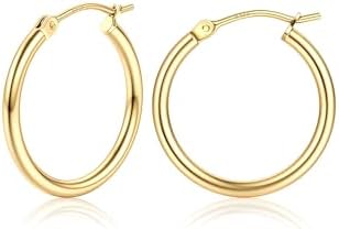 Orecchini a cerchio ipoallergenici